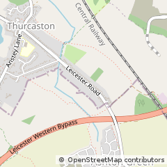 Map of Leicester