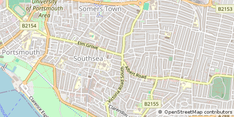 Map of Southsea, London