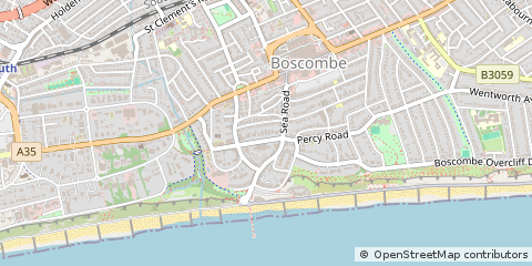 Map of Bournemouth