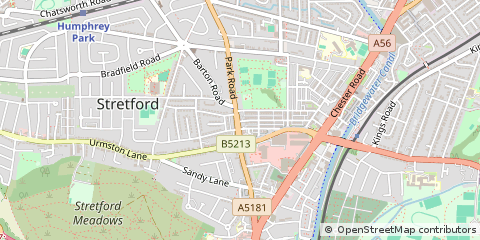 Map of Manchester