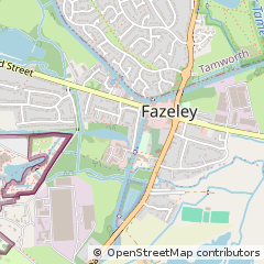Map of Tamworth, Staffordshire