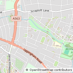 Map of Leicester, Leicestershire