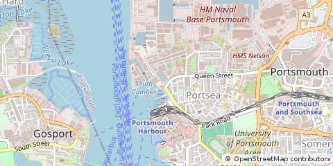 Map of Portsmouth, Hampshire