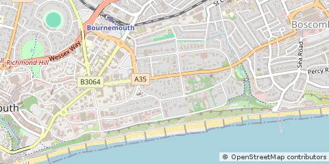 Map of Bournemouth