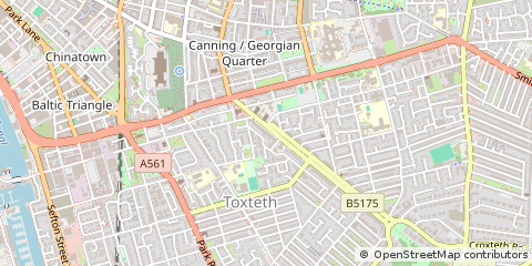 Map of Liverpool,