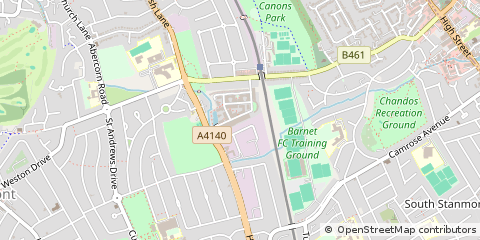 Map of Stanmore
