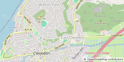 Map of Clevedon