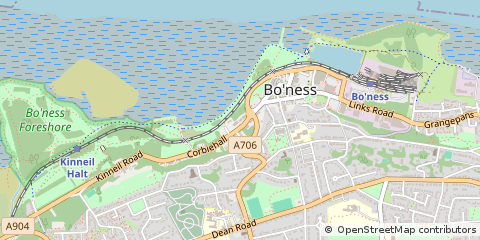 Map of Bo'ness