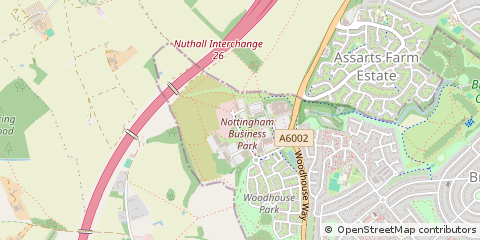 Map of Nottingham