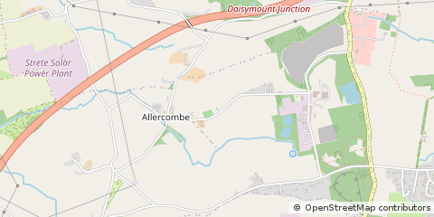 Map of Exeter, Devon