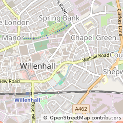Map of West Midlands