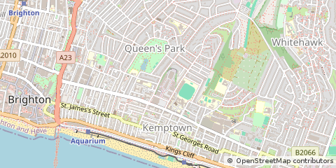 Map of Brighton, East Sussex