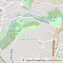 Map of Sheffield
