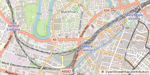 Map of Salford