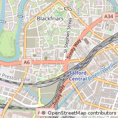 Map of Salford