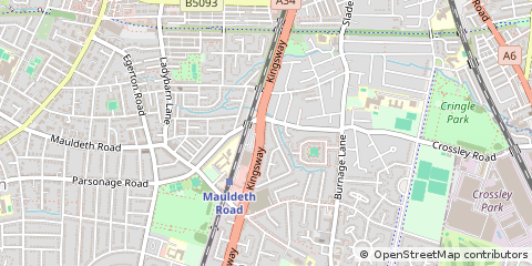 Map of Manchester