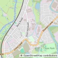 Map of Radcliffe Manchester, Greater Manchester