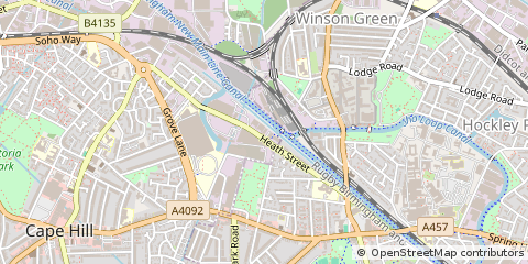 Map of West Midlands