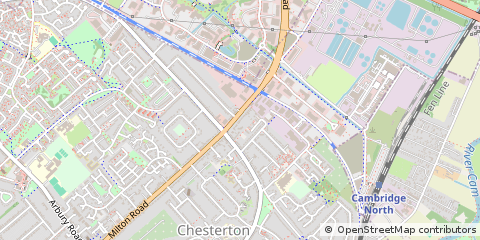 Map of Cambridge, Cambridgeshire