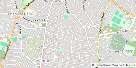 Map of Bournemouth, Dorset