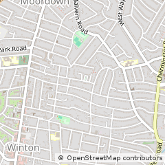 Map of Bournemouth, Dorset