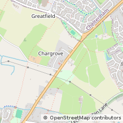 Map of Cheltenham, Gloucestershire