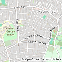 Map of West Yorkshire