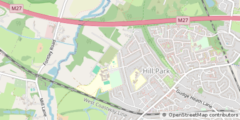 Map of Fareham