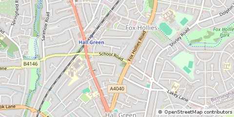 Map of Birmingham