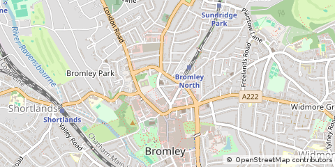 Map of Bromley