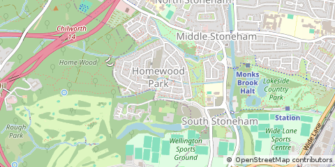 Map of Eastleigh