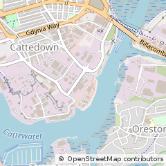 Map of Plymouth, Devon