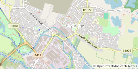 Map of Maldon, Essex