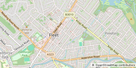 Map of Fleet, Hampshire