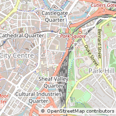 Map of Sheffield