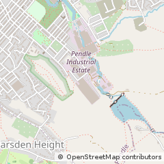 Map of Nelson, Lancashire