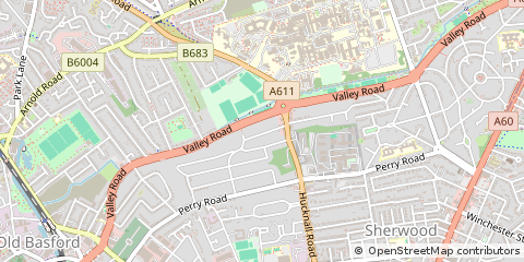 Map of Nottingham