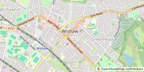 Map of Wishaw
