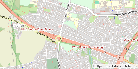 Map of Newcastle Upon Tyne