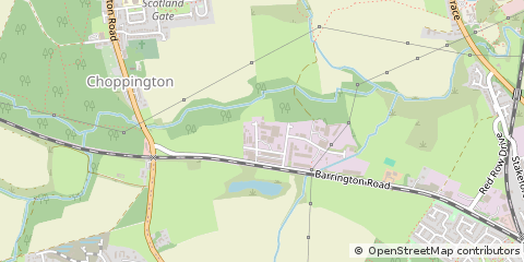 Map of Bedlington, Northumberland