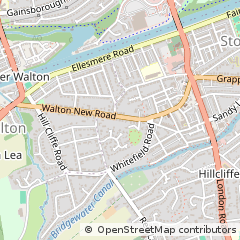 Map of Warrington, Cheshire