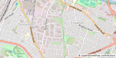 Map of Derby, Derbyshire