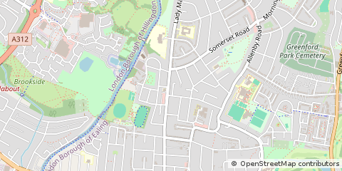 Map of Southall