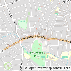 Map of Harrow, Middlesex