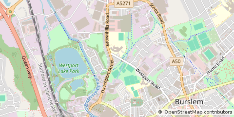 Map of Stoke-on-Trent