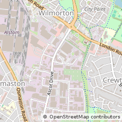 Map of Derby, Derbyshire