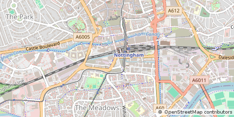 Map of Nottingham