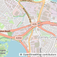 Map of Poole, Dorset