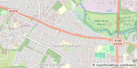 Map of Norwich, Norfolk