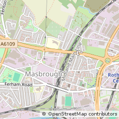 Map of Rotherham